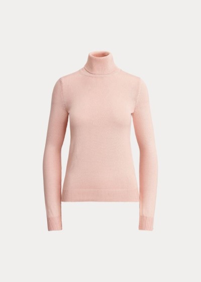 Sueter Ralph Lauren Mujer Rosas Claro - Lacquered Turtleneck - KCBDH5932